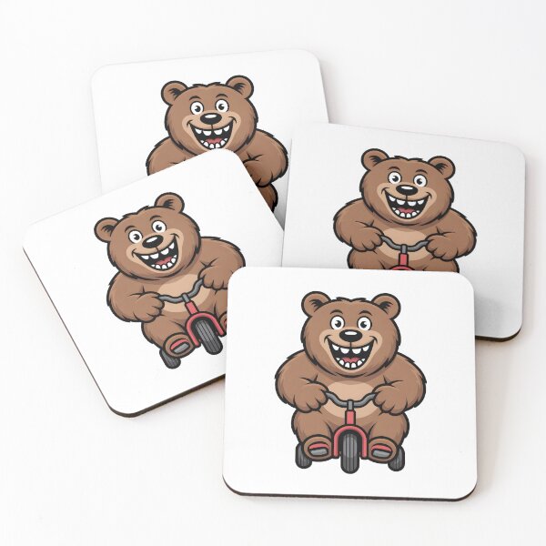 Item preview, Funny Grizzly Bear Riding a Tricycle designed and sold by Mr-wow.