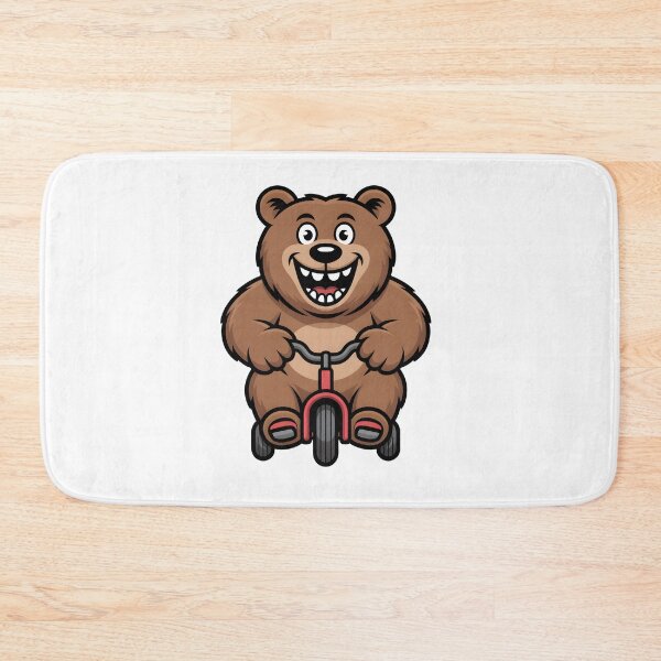 Item preview, Funny Grizzly Bear Riding a Tricycle designed and sold by Mr-wow.