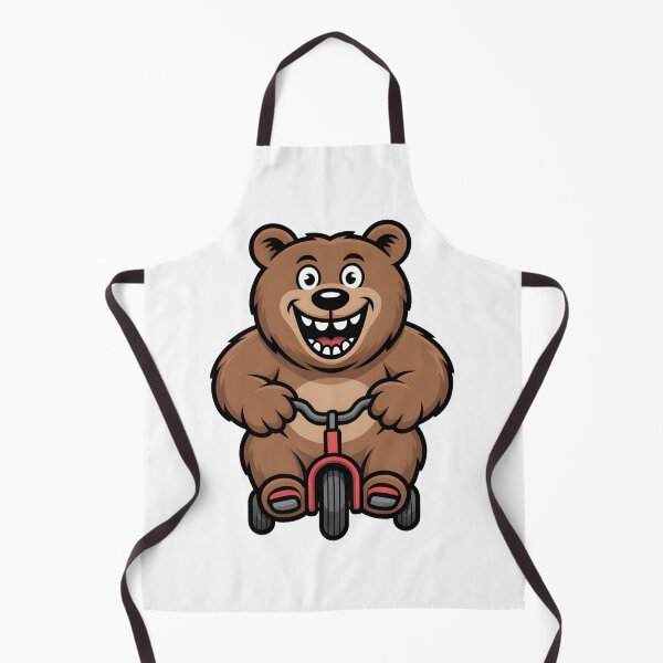Item preview, Funny Grizzly Bear Riding a Tricycle designed and sold by Mr-wow.