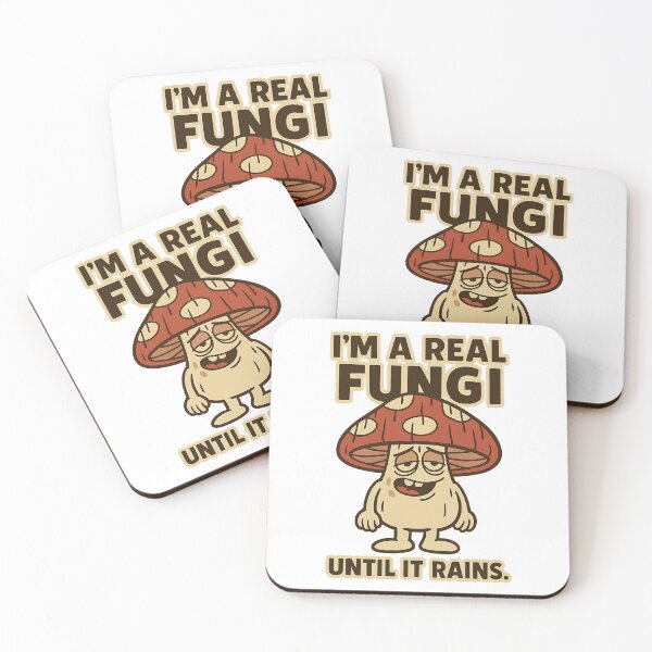 Item preview, I’m a Real Fungi Until It Rains Funny Mushroom Pun Design designed and sold by TeeTimeTreasure.