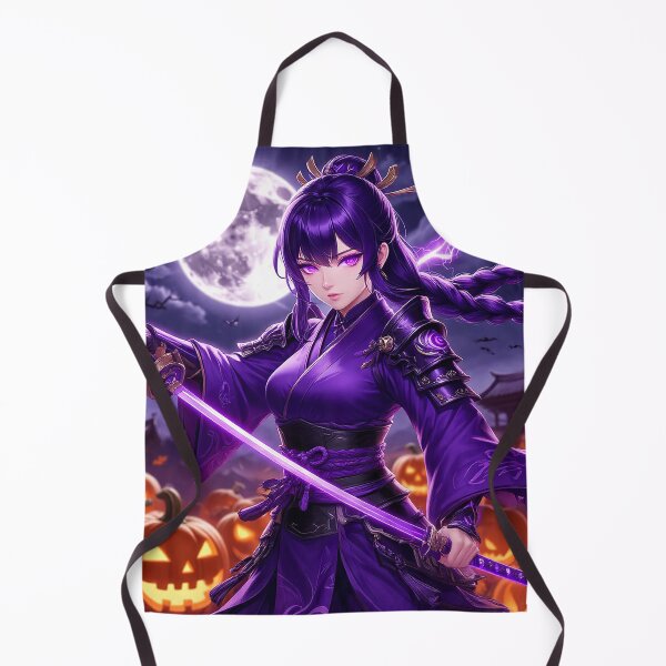 Item preview, Raiden Shogun — Halloween Thunder Queen | Genshin Impact Fanart designed and sold by AmetistLight.
