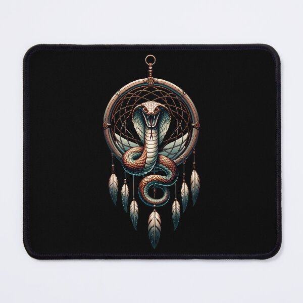 Item preview, Mystical snake in dream catcher. designed and sold by ReneMM.