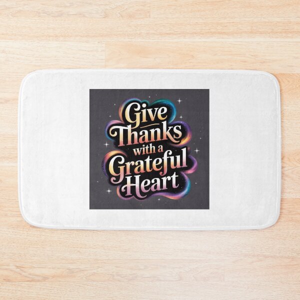 Item preview, Give Thanks with a Grateful Heart - ideogram designed and sold by mierkuhviezdam.
