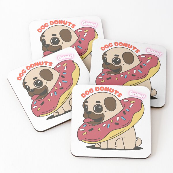 Item preview, Divertido Pug Dona | Guau! Salvavidas Dona designed and sold by TAME-NI.