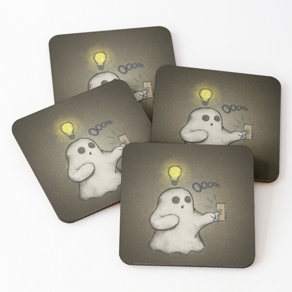 Item preview, Ooooo, Spooky Ghost has an Idea - Digital Hand-drawn Illustration designed and sold by SChristineBrink.