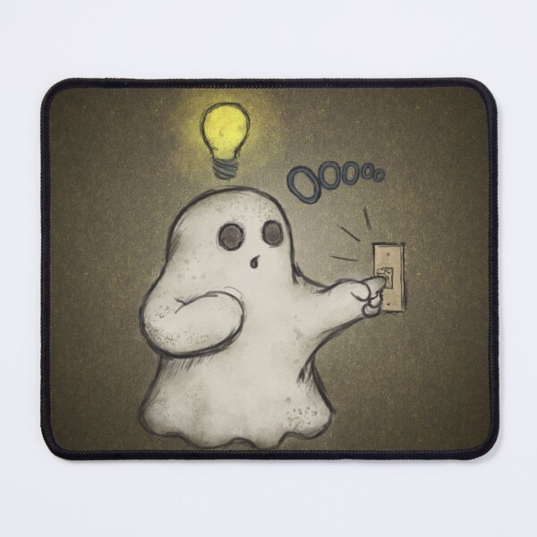 Item preview, Ooooo, Spooky Ghost has an Idea - Digital Hand-drawn Illustration designed and sold by SChristineBrink.