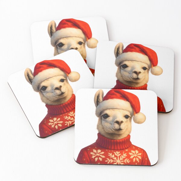 Item preview, Lama Christmas Graphic Art designed and sold by Art Crea Nova.