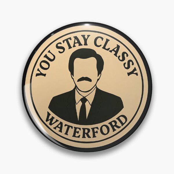 Item preview, Anchorman Inspired Retro Ireland Print: Waterford designed and sold by PinUpPizzazz.