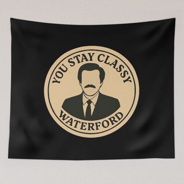 Item preview, Anchorman Inspired Retro Ireland Print: Waterford designed and sold by PinUpPizzazz.