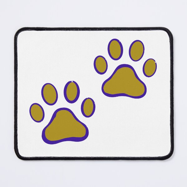 Item preview, Jmu purple gold dog paws designed and sold by DB Mass Designs.