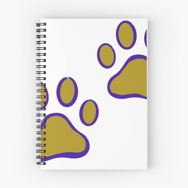 Aperçu de l'œuvre Pattes de chien Jmu violet or créée et vendue par DB Mass Designs.