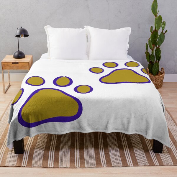 Item preview, Jmu purple gold dog paws designed and sold by DB Mass Designs.