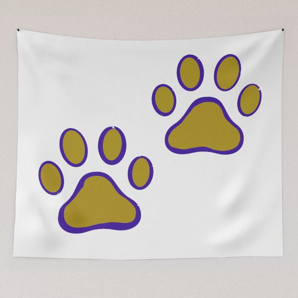 Item preview, Patas de perro de oro morado Jmu designed and sold by DB Mass Designs.