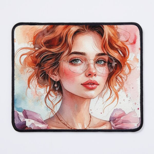 Item preview, Redhead with Ruffles designed and sold by EraEchos.