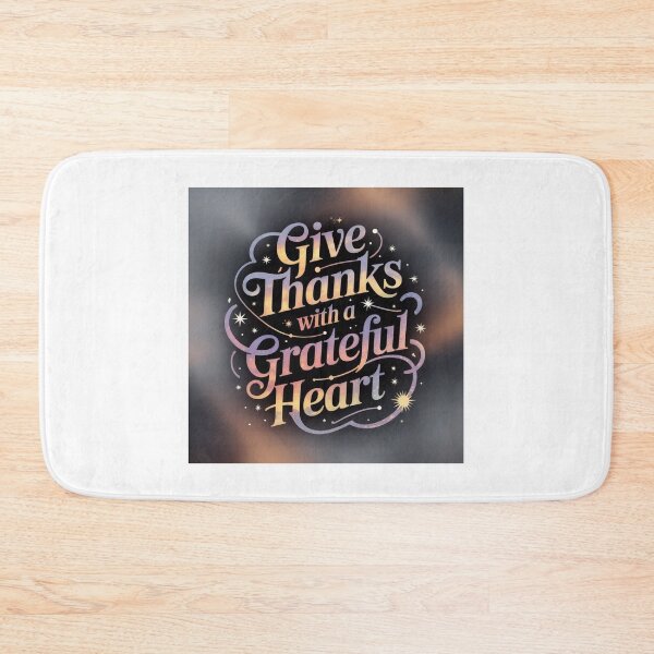 Item preview, Give Thanks with a Grateful Heart designed and sold by mierkuhviezdam.