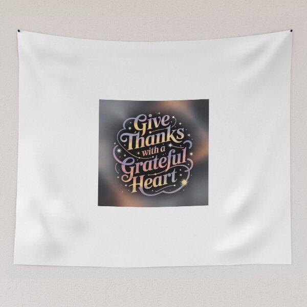 Item preview, Give Thanks with a Grateful Heart designed and sold by mierkuhviezdam.