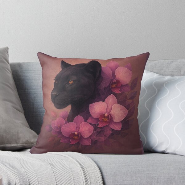 Item preview, Panther of Orchids – Whisperbloom Series designed and sold by GeoWild Designs.