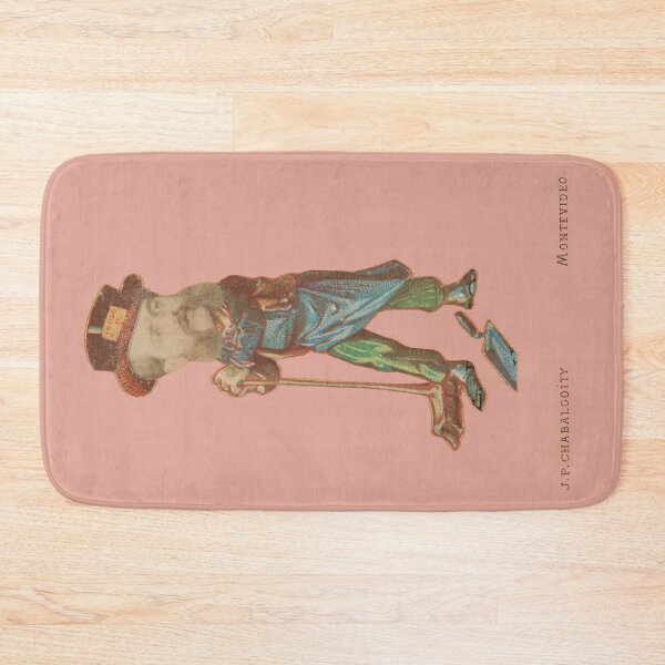 Item preview, Man with Broom and Dustpank - Juan Pedro Chabalgoity desert rose designed and sold by citimonster.