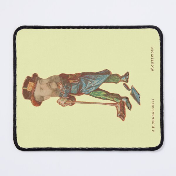 Item preview, Man with Broom and Dustpank - Juan Pedro Chabalgoity lemon designed and sold by citimonster.