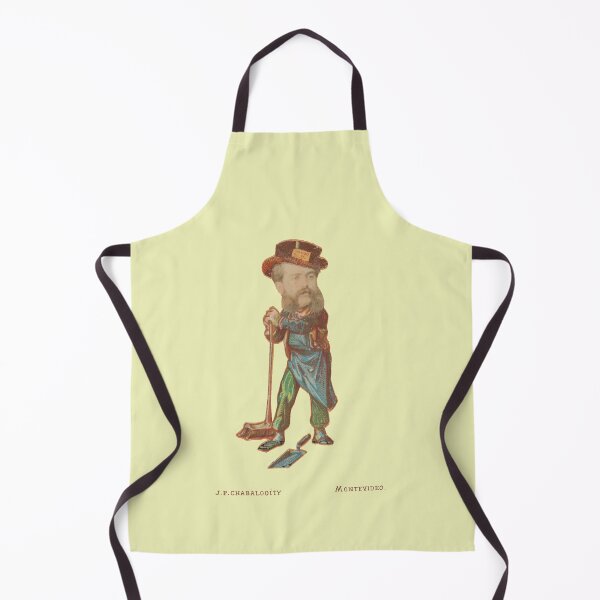 Item preview, Man with Broom and Dustpank - Juan Pedro Chabalgoity lemon designed and sold by citimonster.
