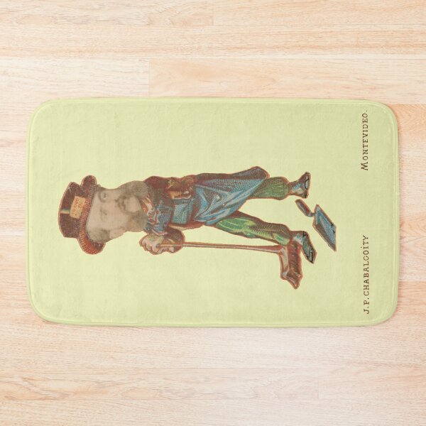 Item preview, Man with Broom and Dustpank - Juan Pedro Chabalgoity lemon designed and sold by citimonster.