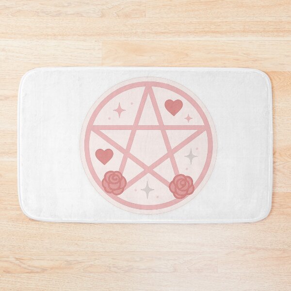 Item preview, Soft Love Pentagram | Pink Witchy Heart Star Feminine Sticker & Printable Wall Art | Soft Girl Art designed and sold by HerDreamCodes.
