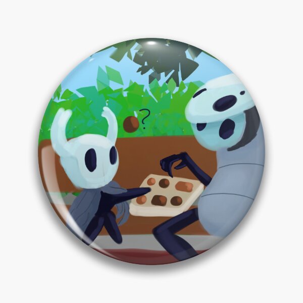 Item preview, Hollow knight and Quirrel on Forrest Gump bench designed and sold by Pip'sCorner.