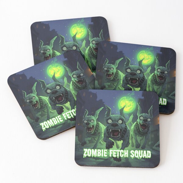 Item preview, Zombie Fetch Squad designed and sold by PetJoyPrintsCO.