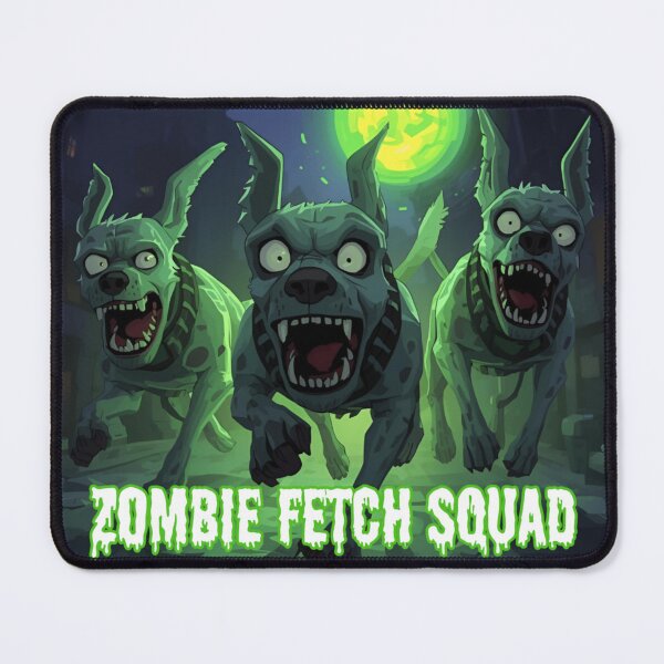 Item preview, Zombie Fetch Squad designed and sold by PetJoyPrintsCO.