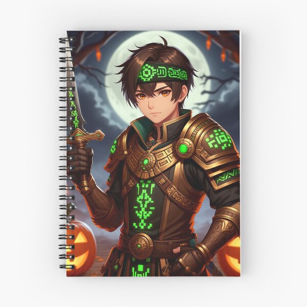 Item preview, Kinich — Warrior of Shadows | Genshin Impact Halloween Art designed and sold by AmetistLight.