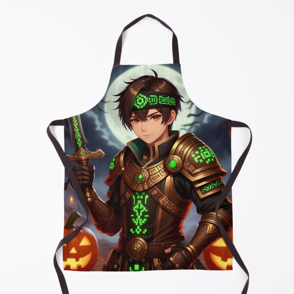 Item preview, Kinich — Warrior of Shadows | Genshin Impact Halloween Art designed and sold by AmetistLight.