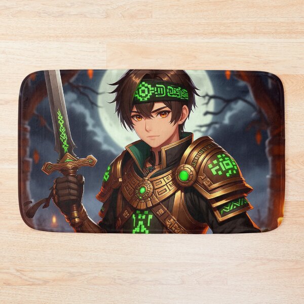 Item preview, Kinich — Warrior of Shadows | Genshin Impact Halloween Art designed and sold by AmetistLight.