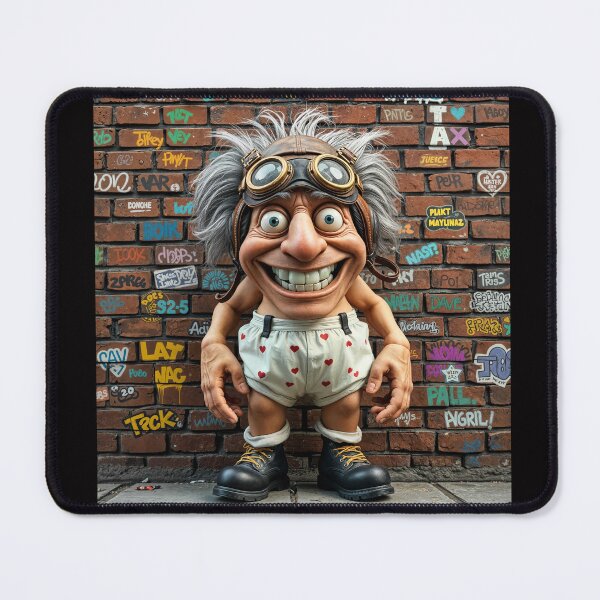 Item preview, The Crazy Old Guy In A Biggles Flying Hat designed and sold by Henrybubbles400.