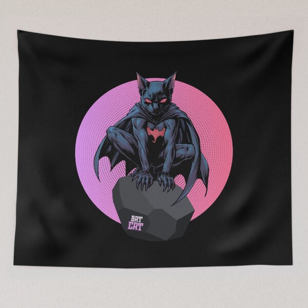 Item preview, Batcat – The Dark Purrtector designed and sold by BerryVale.