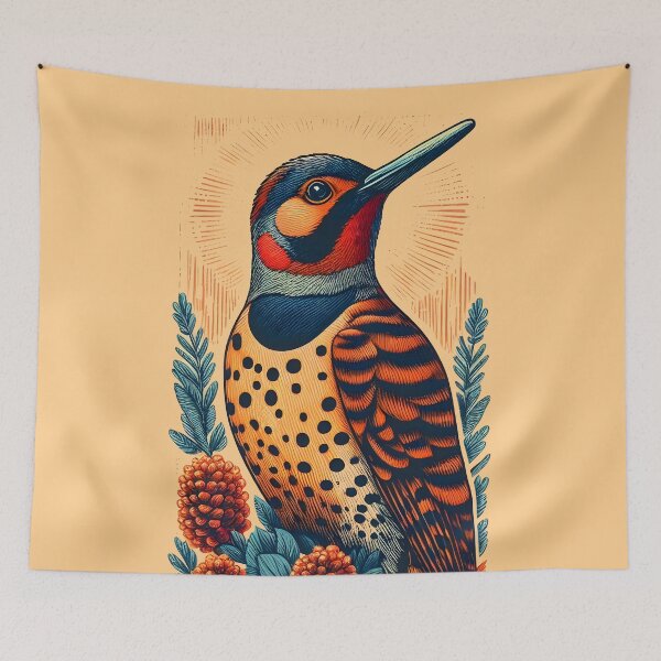 Item preview, Northern Flicker 8 designed and sold by theAVIARY7.