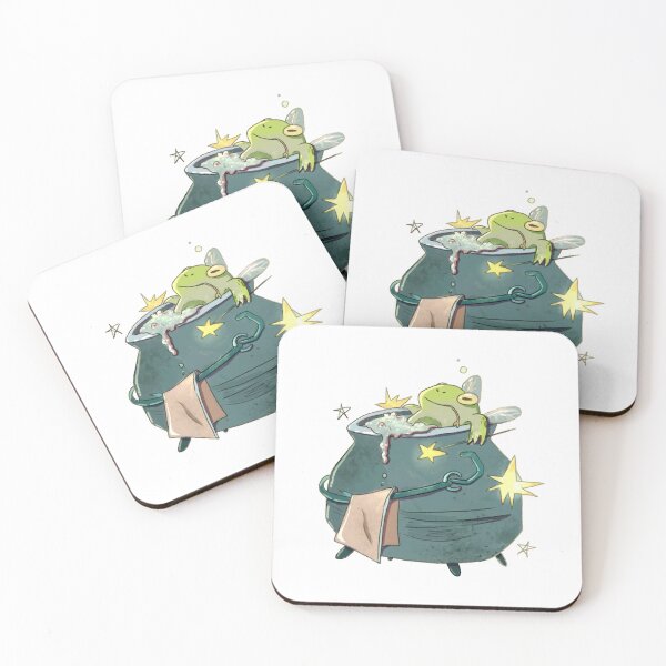 Item preview, Little frog take a potion bath designed and sold by Looma-Creations.