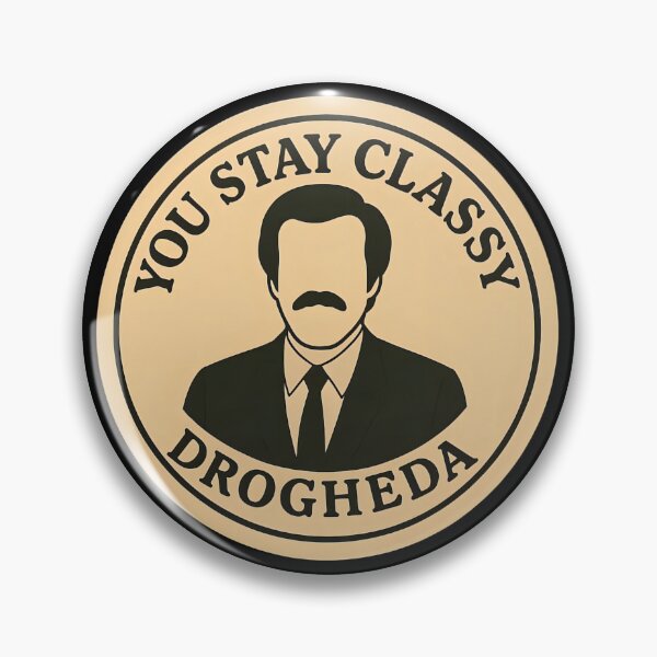 Item preview, Anchorman Inspired Retro Ireland Print: Drogheda designed and sold by PinUpPizzazz.