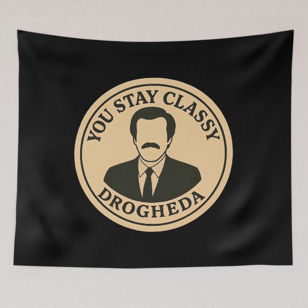 Item preview, Anchorman Inspired Retro Ireland Print: Drogheda designed and sold by PinUpPizzazz.