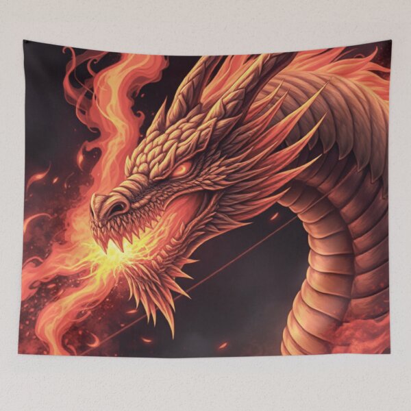 Item preview, FIRE BREATHING DRAGON - SPARKY designed and sold by The Pink Rebel.