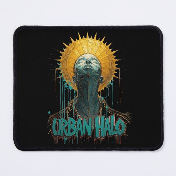 Item preview, Street view with a glowing halo - holiness meets the city. Urban halo designed and sold by Unbound Spirit.