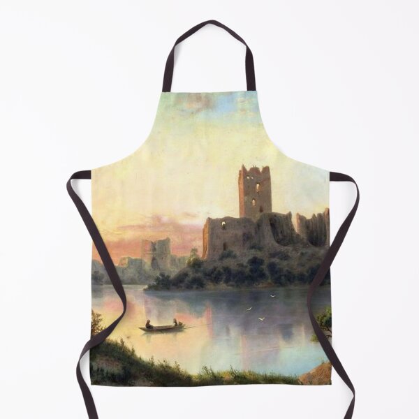 Item preview, Ruins of th Trakai Island Castle at Sunset designed and sold by tomorrowsart.