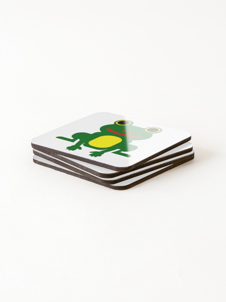 Thumbnail 4 of 5, Coasters (Set of 4), Frog designed and sold by RACHELDF.
