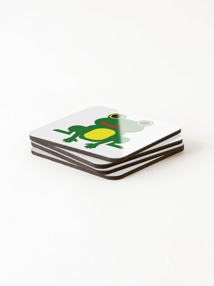 Thumbnail 4 of 5, Coasters (Set of 4), Frog designed and sold by Rachel the Artist .