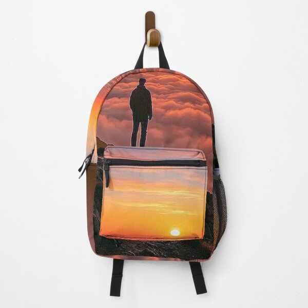 Item preview, Lonely traveler above clouds and sunset designed and sold by ARGO-AA.