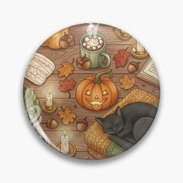Item preview, Autumn Cozy Whimsy Pattern designed and sold by veejiras.