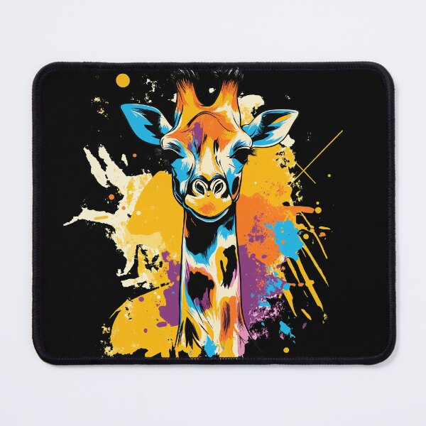 Item preview, Colorful Giraffe – Origami-Style Animal Art | Paint Splash Wildlife Design T-Shirt designed and sold by OrigAnimal.