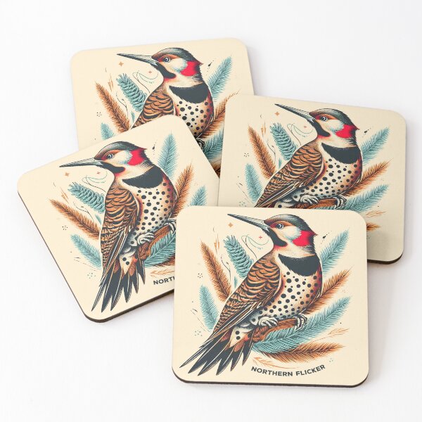 Item preview, Northern Flicker 9 designed and sold by theAVIARY7.