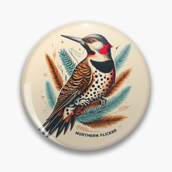 Item preview, Northern Flicker 9 designed and sold by theAVIARY7.