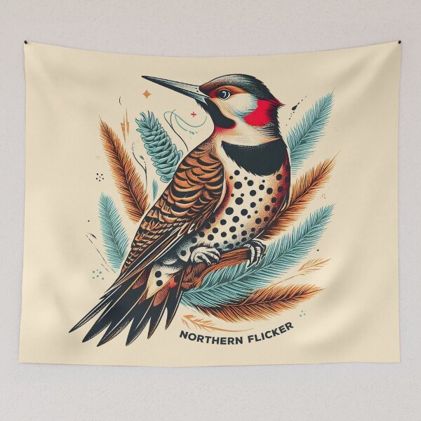 Item preview, Northern Flicker 9 designed and sold by theAVIARY7.