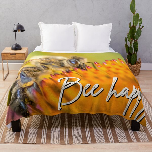 Item preview, Bee Happy – nature photo full of joie de vivre and lightness designed and sold by Katja LebenFreude.
